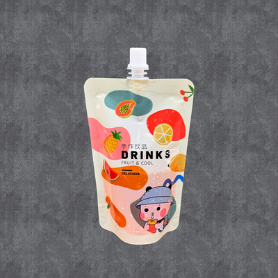 購入 冷たい飲み物のためのリサイクル可能なプラスチック印刷された光沢のあるスプート立立ポックパッケージ online manufacture