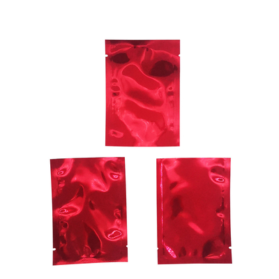 購入 7x10cm 輝く赤色 メタリック マイラー アルミ製紙 オープン トップ 密封可能な袋 食品,茶葉,アクセサリー 梱包 online manufacture