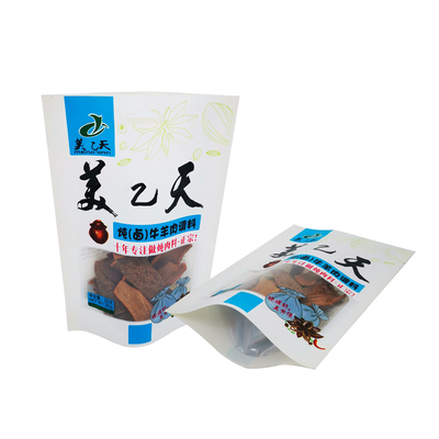 購入 EVOH コーティング LDPE 完全リサイクル可能 スタンドアップ ポケット 香辛料 スナック 食品 コーヒー 豆 梱包 online manufacture