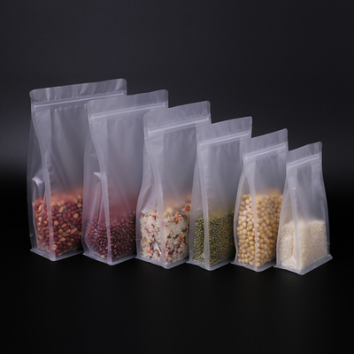 購入 食品,花茶,コーヒーの包装のための重荷マットクリア・スクエア・ボトム スタンドアップ・ポーチ バッグ online manufacture