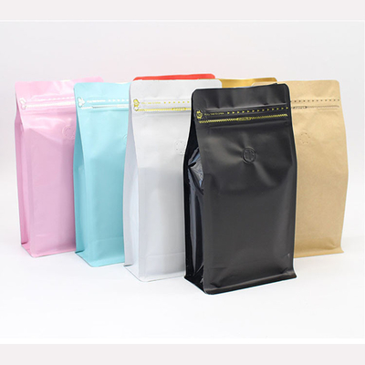 FDA 承認 バルブ付きフラットボトムコーヒー袋 バルブ付きカスタムコーヒー袋